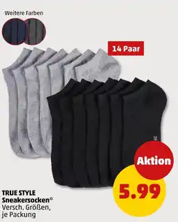 PENNY True style sneakersocken Angebot