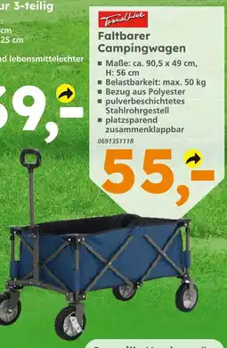 Globus Baumarkt Trendline faltbarer campingwagen Angebot