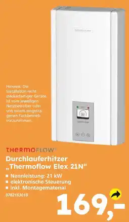 Globus Baumarkt Thermoflow durchlauferhitzer thermoflow elex 21n Angebot