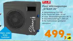 Globus Baumarkt T.i.p. pool wärmepumpe steam 25 Angebot