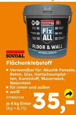 Globus Baumarkt Soudal fix all floor & wall Angebot