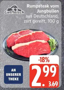 Edeka Gutfleisch rumpsteak vom jungbullen Angebot