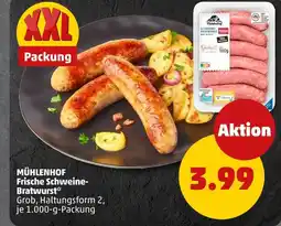 PENNY Mühlenhof frische schweine-bratwurst Angebot