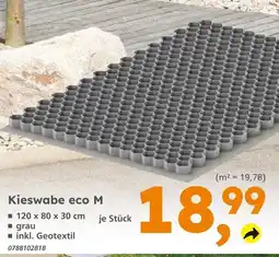 Globus Baumarkt Kieswabe eco m Angebot