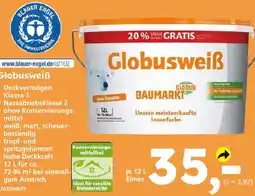 Globus Baumarkt Globus baumarkt globusweiß Angebot