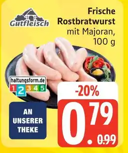 Edeka Gutfleisch frische rostbratwurst mit majoran Angebot