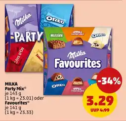 PENNY Milka party mix oder favourites Angebot
