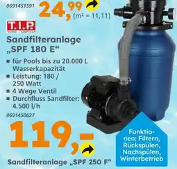 Globus Baumarkt T.i.p. sandfilteranlage spf 180 e Angebot