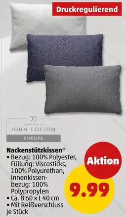 PENNY John cotton europe nackenstützkissen Angebot