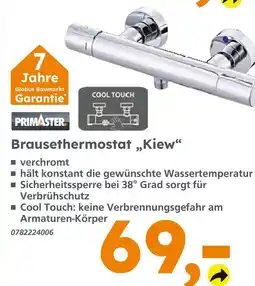 Globus Baumarkt Primaster brausethermostat 'kiew' Angebot