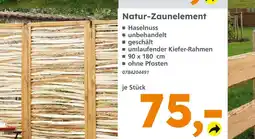 Globus Baumarkt Natur-zaunelement Angebot