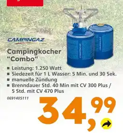 Globus Baumarkt Campingaz campingkocher combo Angebot