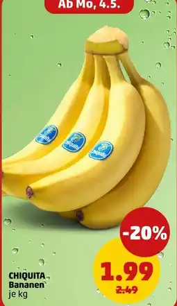 PENNY Chiquita bananen Angebot