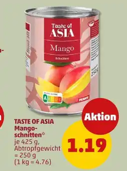 PENNY Taste of asia mango-schnitten Angebot