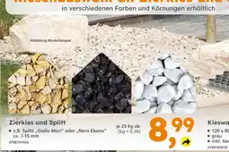 Globus Baumarkt Zierkies und splitt Angebot