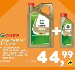 Globus Baumarkt Castrol edge 5w30 ll Angebot