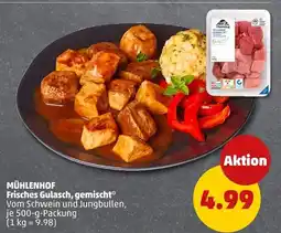 PENNY Mühlenhof frisches gulasch, gemischt Angebot