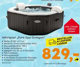 Globus Baumarkt Intex pure spa octagon whirlpool Angebot