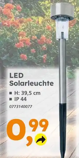 Globus Baumarkt Led solarleuchte Angebot