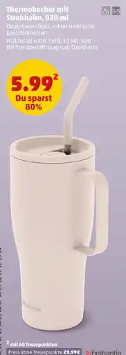 PENNY Brabantia thermobecher mit strohhalm Angebot