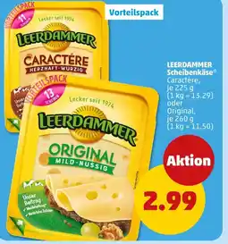 PENNY Leerdammer scheibenkäse caractère Angebot