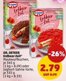 PENNY Dr. oetker erdbeer zeit maulwurfkuchen Angebot