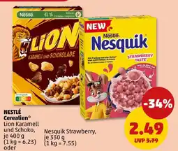PENNY Nestlé lion karamell und schoko cerealien Angebot