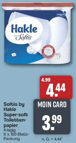 Famila Nord West Softis by Hakle Super-soft Toilettenpapier Angebot