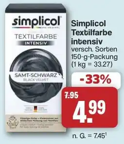 Famila Nord West Simplicol Textilfarbe intensiv Angebot