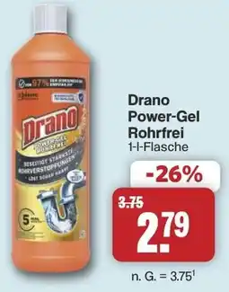 Famila Nord West Drano Power-Gel Rohrfrei Angebot