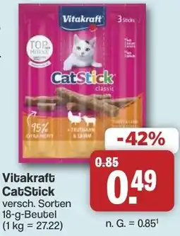 Famila Nord West Vitakraft CatStick Angebot