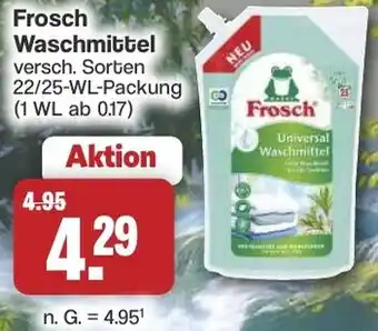 Famila Nord West Frosch Waschmittel Angebot