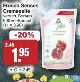 Famila Nord West Frosch Senses Cremeseife Angebot