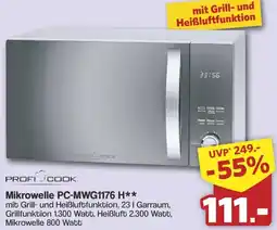 Famila Nord West PROFI COOK Mikrowelle PC-MWG1176 H Angebot