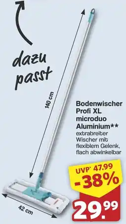 Famila Nord West Bodenwischer Profi XL microduo Aluminium Angebot