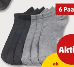 PENNY Dmax Herren Sneakersocken 6 Paar Angebot