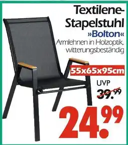 Wreesmann Textilene-stapelstuhl bolton Angebot