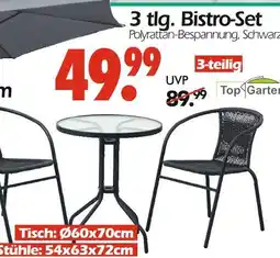 Wreesmann Top garten 3 tlg. bistro-set Angebot