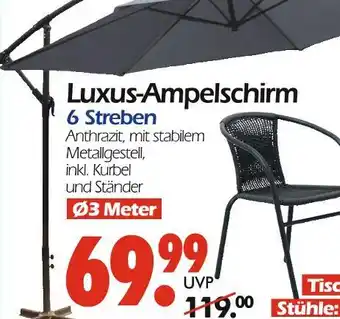 Wreesmann Luxus-ampelschirm Angebot