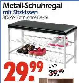 Wreesmann Metall-schuhregal mit sitzkissen Angebot