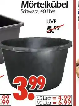 Wreesmann Mörtelkübel schwarz Angebot