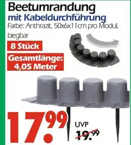 Wreesmann Beetumrandung mit kabeldurchführung Angebot