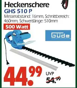 Wreesmann Güde heckenschere ghs 510 p Angebot