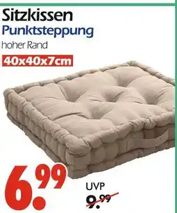 Wreesmann Sitzkissen punktsteppung Angebot