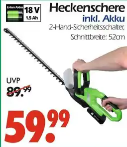 Wreesmann Heckenschere inkl. akku Angebot