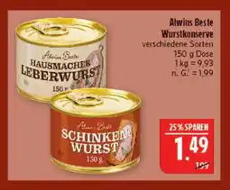 Marktkauf Alwins beste hausmacher leberwurst Angebot