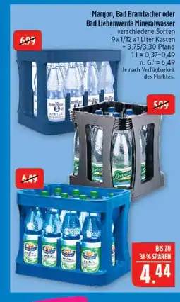 Marktkauf Margon mineralwasser Angebot