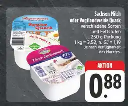 Edeka Sachsen milch speise quark Angebot