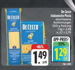 Edeka De cecco spaghetti Angebot