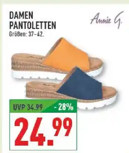 Marktkauf Annie g. damen pantoletten Angebot
